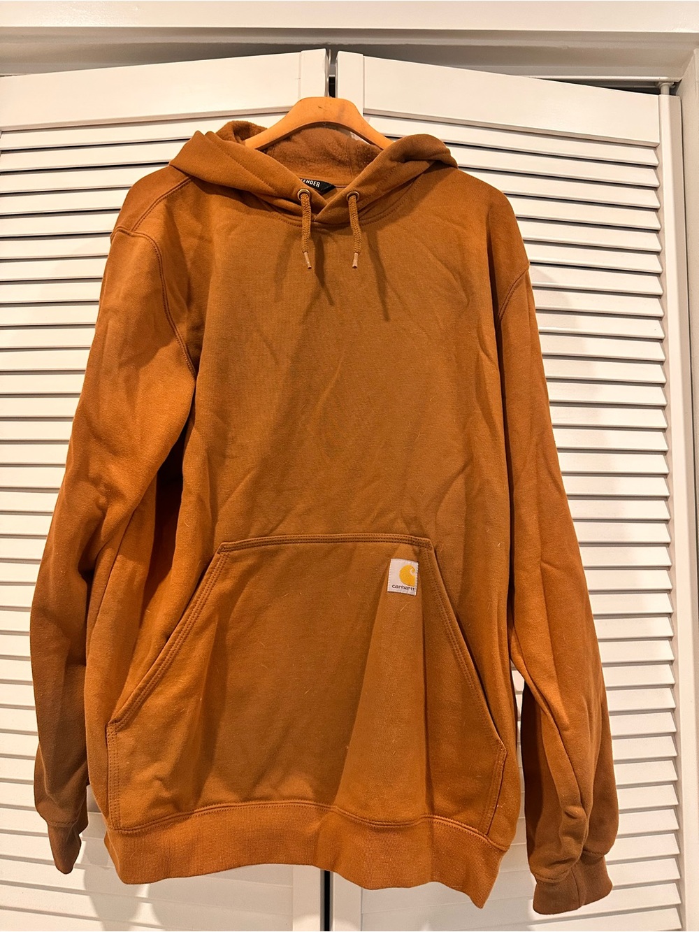 Carhartt Men’s Caramel Brown Pullover Hoodie